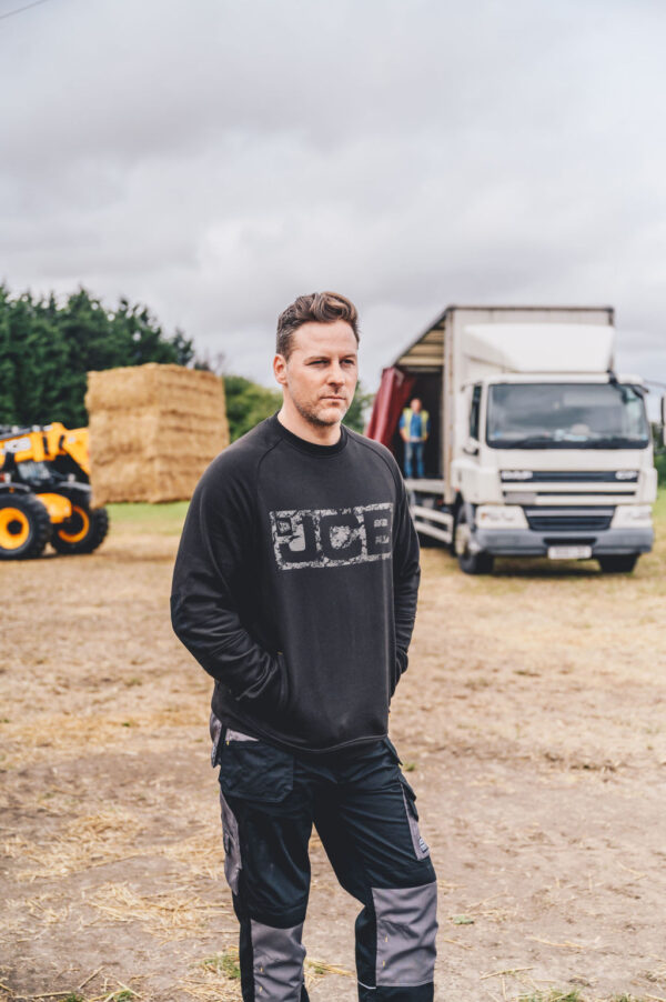 JCB TRADE CREW SWEATSHIRT BLACK - Afbeelding 2