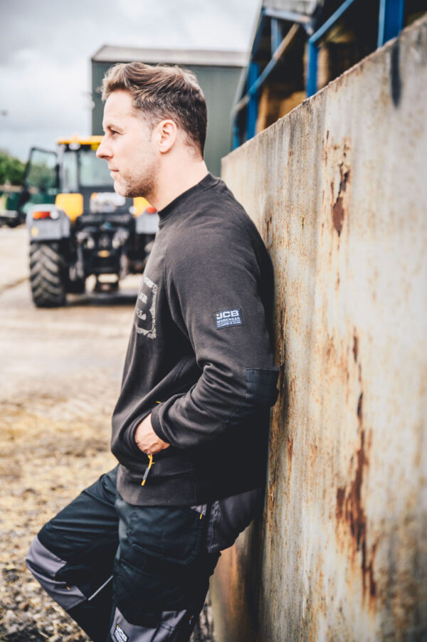 JCB TRADE CREW SWEATSHIRT BLACK - Afbeelding 8