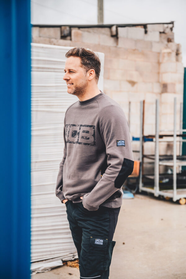 JCB TRADE CREW SWEATSHIRT GREY - Afbeelding 2