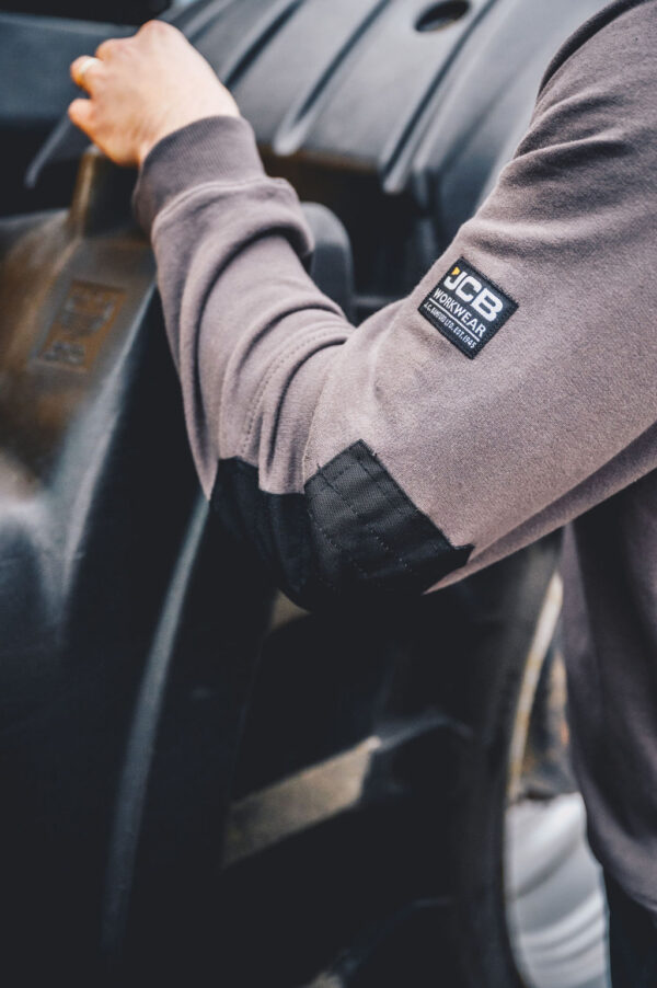 JCB TRADE CREW SWEATSHIRT GREY - Afbeelding 4