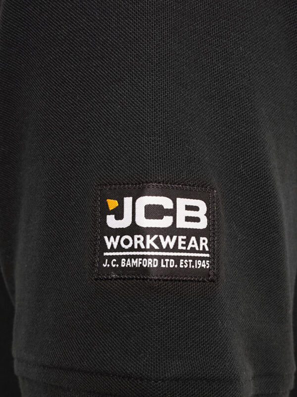 JCB TRADE WORK POLO BLACK - Afbeelding 5