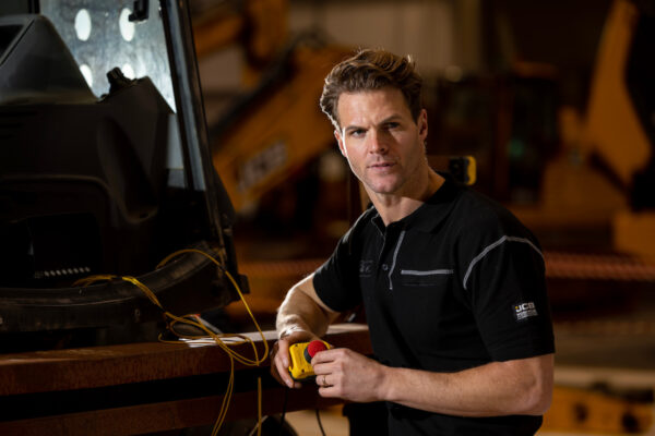 JCB TRADE WORK POLO BLACK - Afbeelding 7