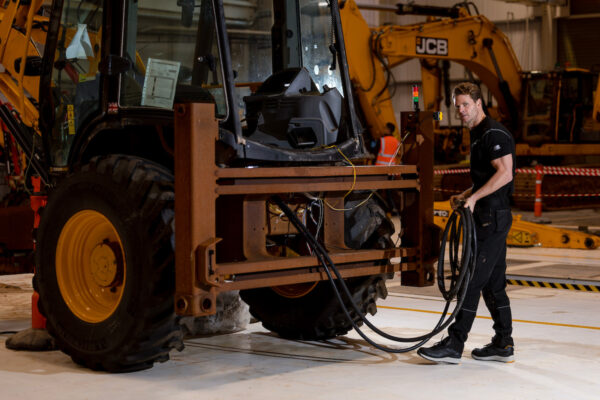 JCB TRADE WORK POLO BLACK - Afbeelding 2