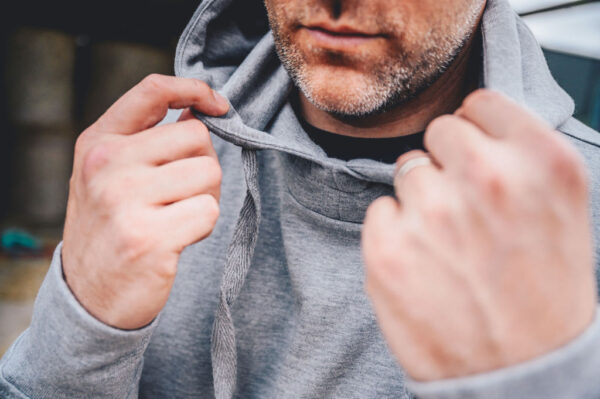 JCB ESSENTIAL HOODIE GREY - Afbeelding 8