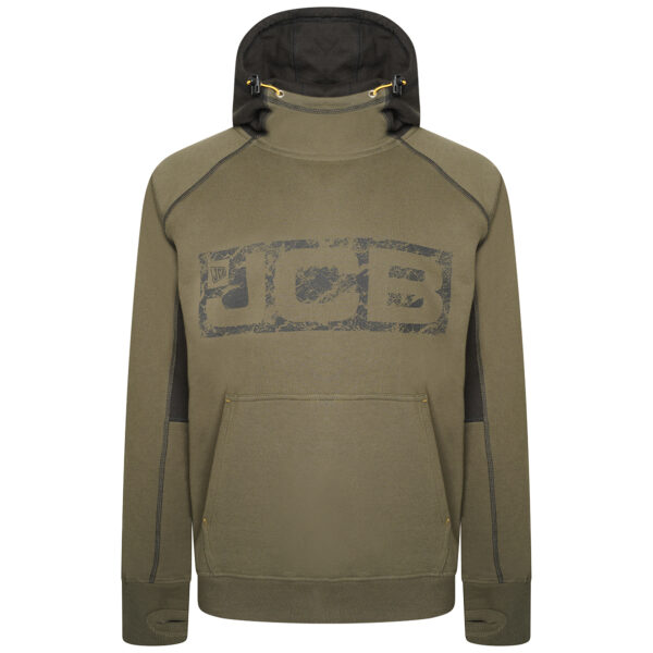 JCB HORTON HOODIE OLIVE/BLACK