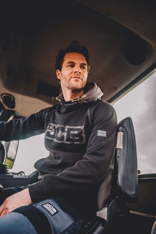 JCB HORTON HOODIE BLACK/GREY - Afbeelding 8