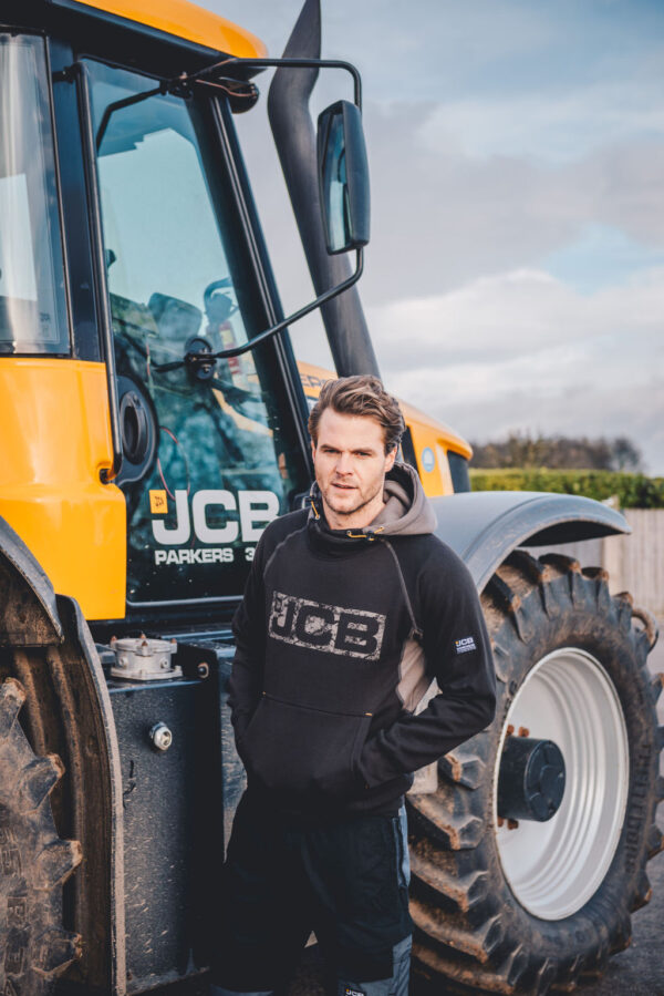 JCB HORTON HOODIE BLACK/GREY - Afbeelding 7