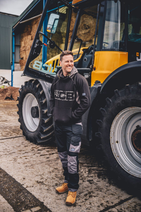 JCB HORTON HOODIE BLACK/GREY - Afbeelding 2