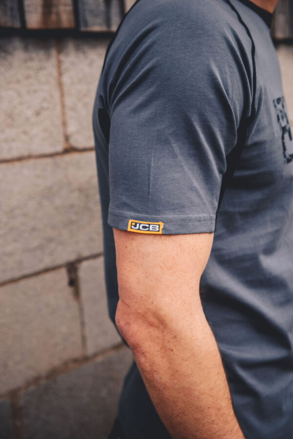 JCB TRADE GREY/BLACK T-SHIRT - Afbeelding 4
