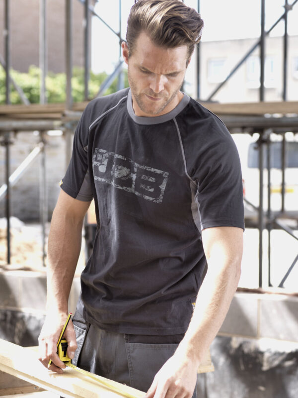 JCB TRADE BLACK/GREY T-SHIRT - Afbeelding 6