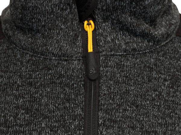 JCB TRADE ELMHURST II GREY QUARTER ZIP KNITTED JUMPER - Afbeelding 5
