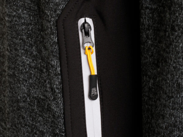 JCB TRADE ELMHURST II GREY QUARTER ZIP KNITTED JUMPER - Afbeelding 6