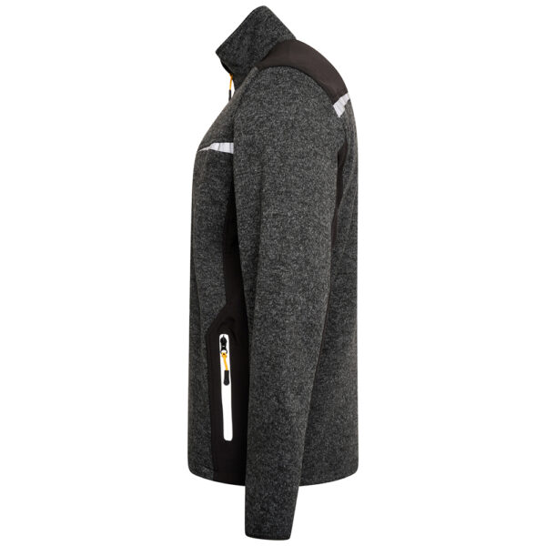 JCB TRADE ELMHURST II GREY QUARTER ZIP KNITTED JUMPER - Afbeelding 7