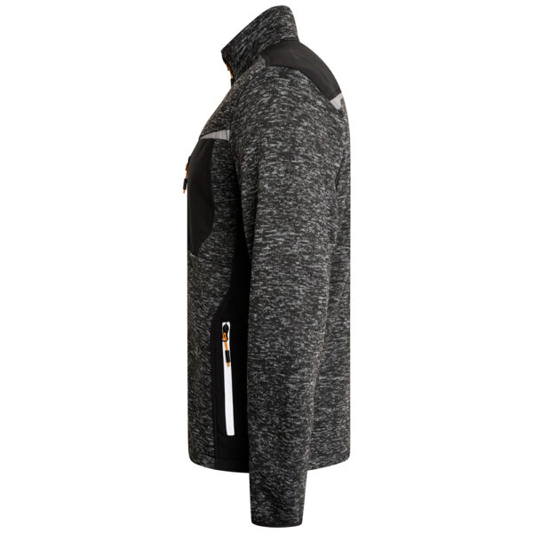 JCB TRADE ESSINGTON II FULL ZIP GREY KNITTED JUMPER - Afbeelding 6