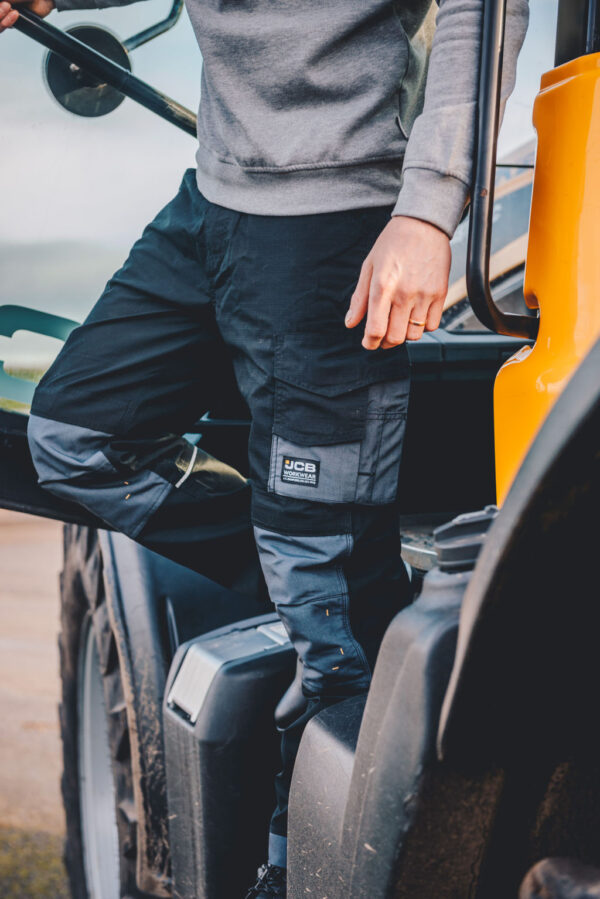 JCB TRADE BLACK/GREY RIP STOP BROEK - Afbeelding 2