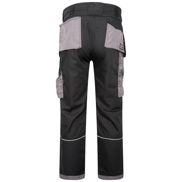 JCB TRADE PLUS BLACK/GREY RIP STOP BROEK - Afbeelding 3