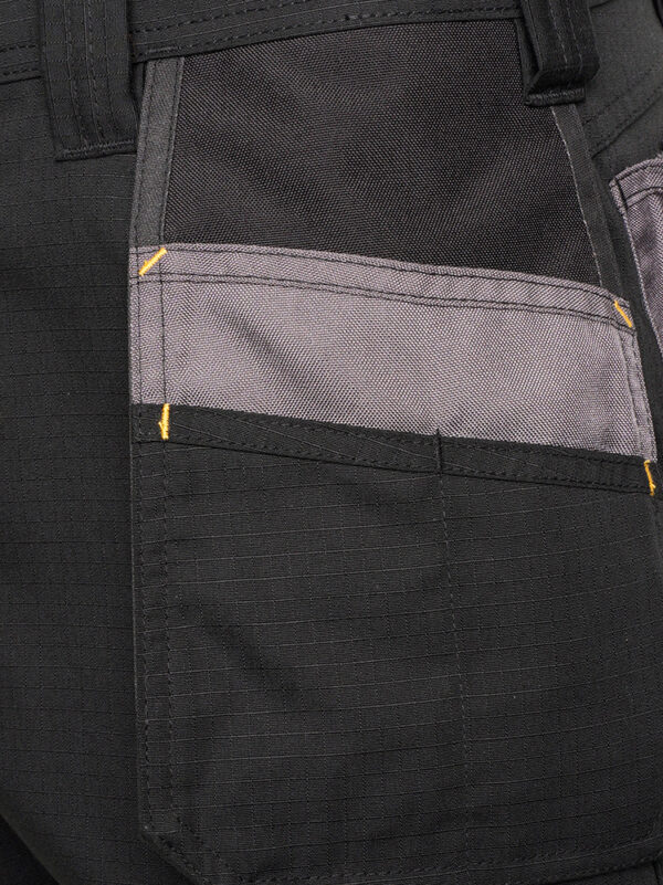 JCB TRADE PLUS BLACK/GREY RIP STOP BROEK - Afbeelding 4