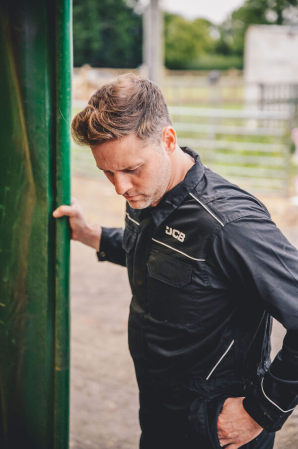 JCB TRADE COVERALL NAVY/BLACK LANG - Afbeelding 3
