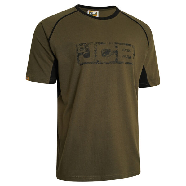 JCB TRADE TSHIRT OLIVE/BLACK - Afbeelding 3