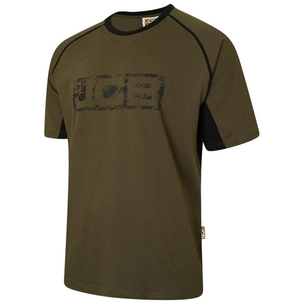 JCB TRADE TSHIRT OLIVE/BLACK - Afbeelding 4
