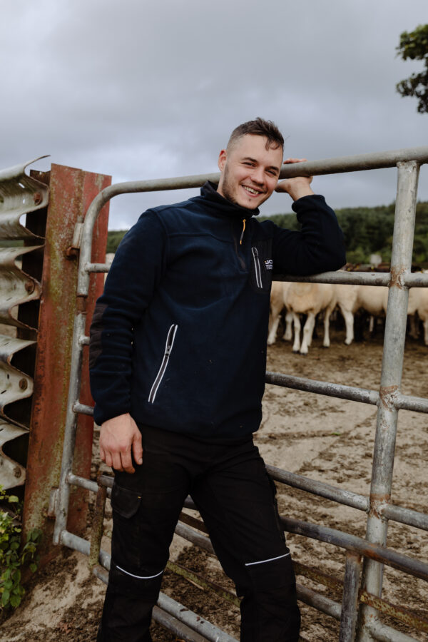 JCB TRADE HEAVYWEIGHT 1/4 ZIP BLACK TECH FLEECE - Afbeelding 2