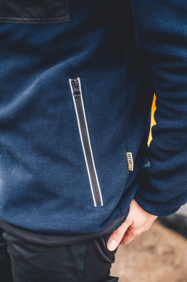 JCB TRADE HEAVYWEIGHT 1/4 ZIP NAVY TECH FLEECE - Afbeelding 11