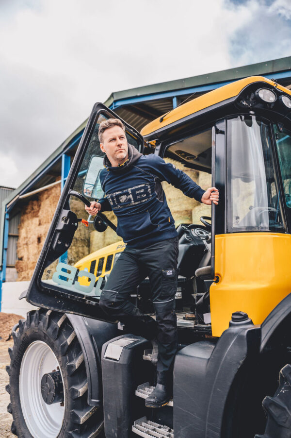 JCB HORTON HOODIE NAVY/BLACK - Afbeelding 4