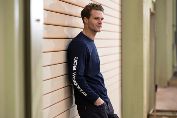 JCB WORKWEAR BANNER L/S NAVY - Afbeelding 2
