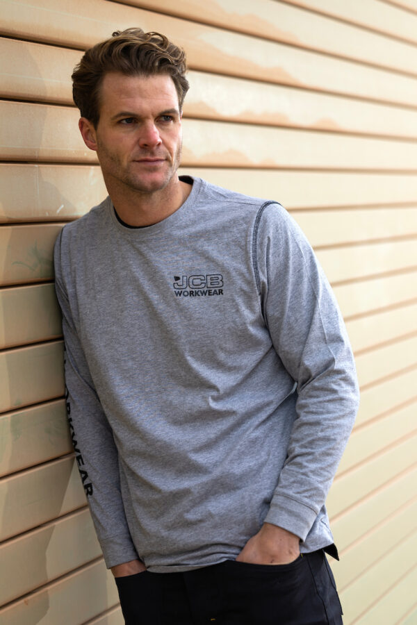 JCB WORKWEAR BANNER L/S GREY - Afbeelding 6