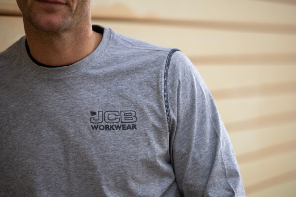 JCB WORKWEAR BANNER L/S GREY - Afbeelding 2